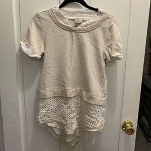 anthropologie • postcard cream blouse